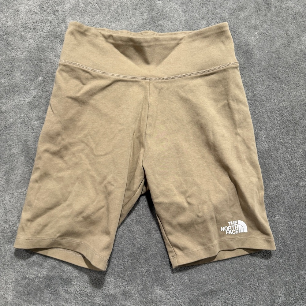 The North Face Women’s Tan High-Rise Bike Shorts Size Large